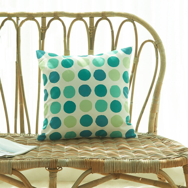 Waterproof Outdoor Garden Pillow Cover Floral Print 18"x18"