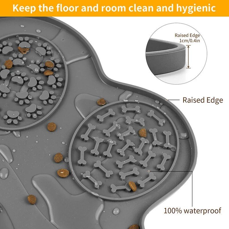 silicone pet placemat, view 7 - MRSLM