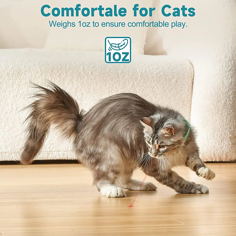 smart cat laser collar toy, view 6 - MRSLM
