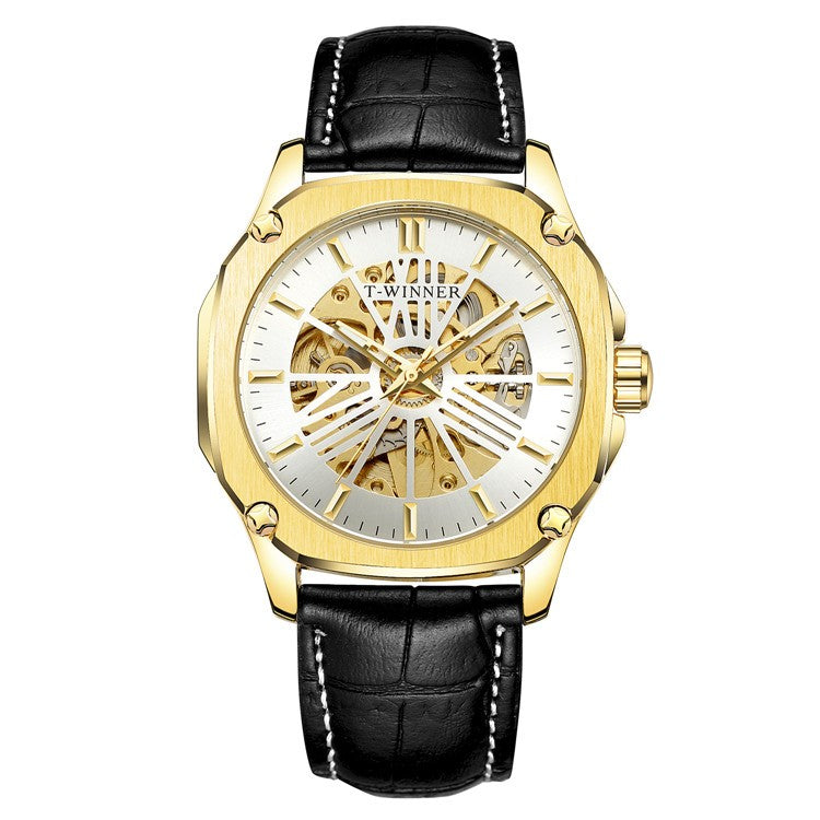 Wasserdichte, hohle, automatische mechanische Uhr