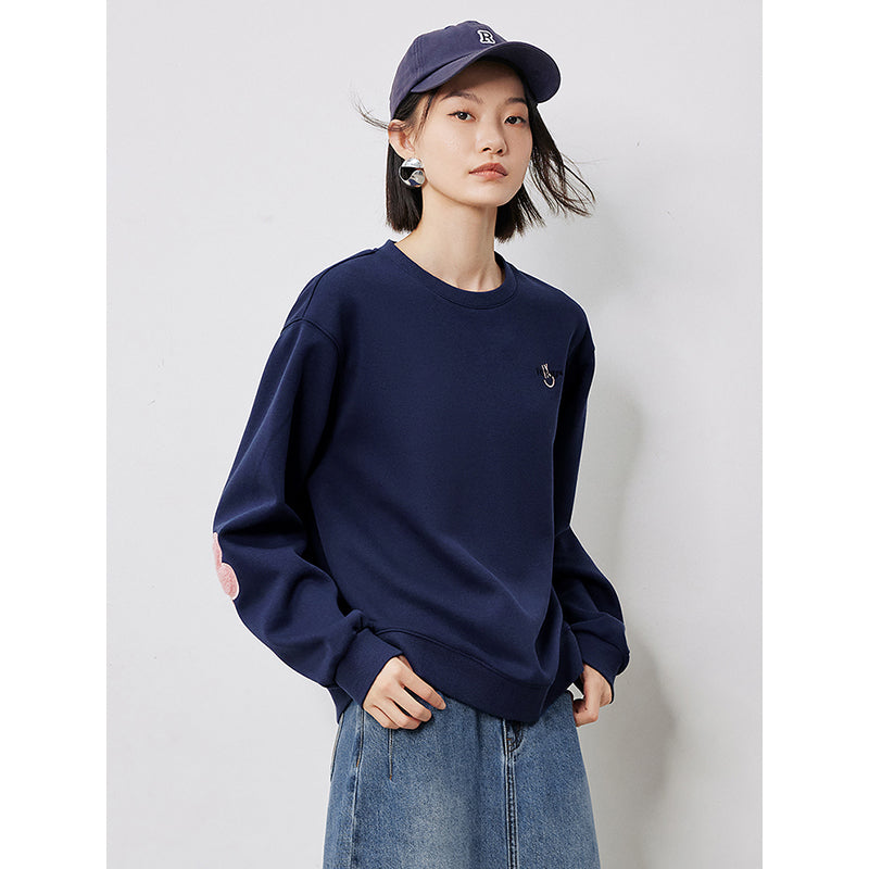 floral sleeve sweatshirt, view 4 - MRSLM