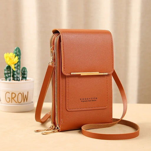 Touch screen cell phone purse, view 3 - MRSLM