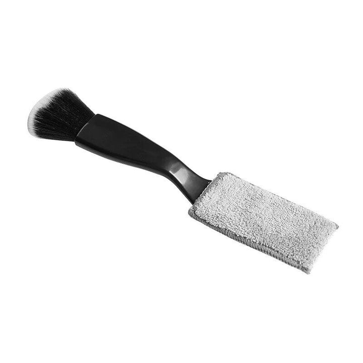 Double-Ended Car Detailing Brush for Air Vents & Screens