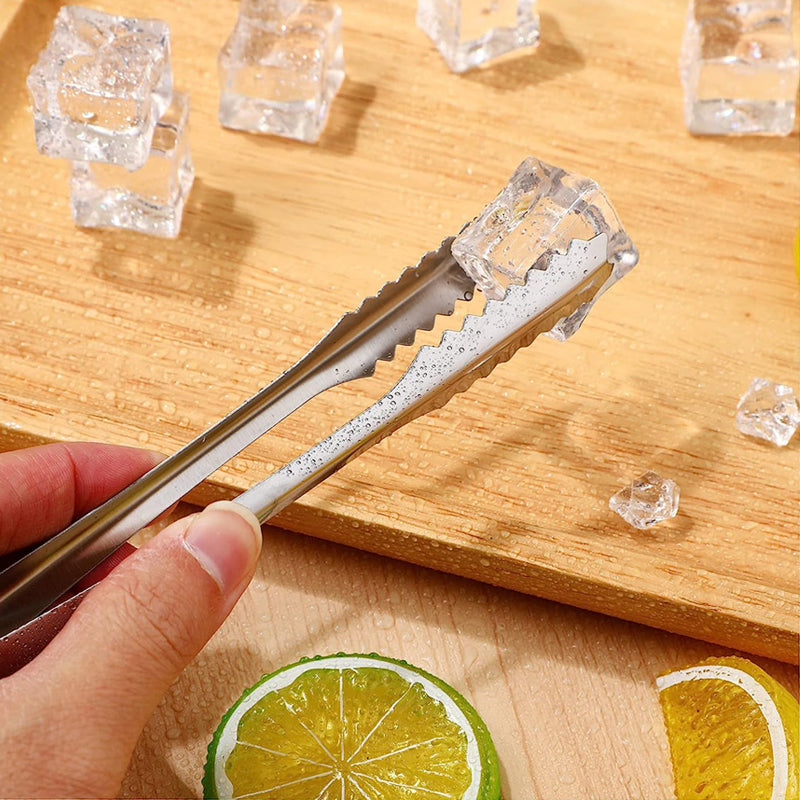 Stainless steel ice tongs, view 3 - MRSLM