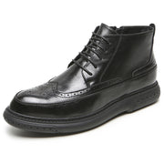 men's vintage leather ankle boots, view 2 - MRSLM
