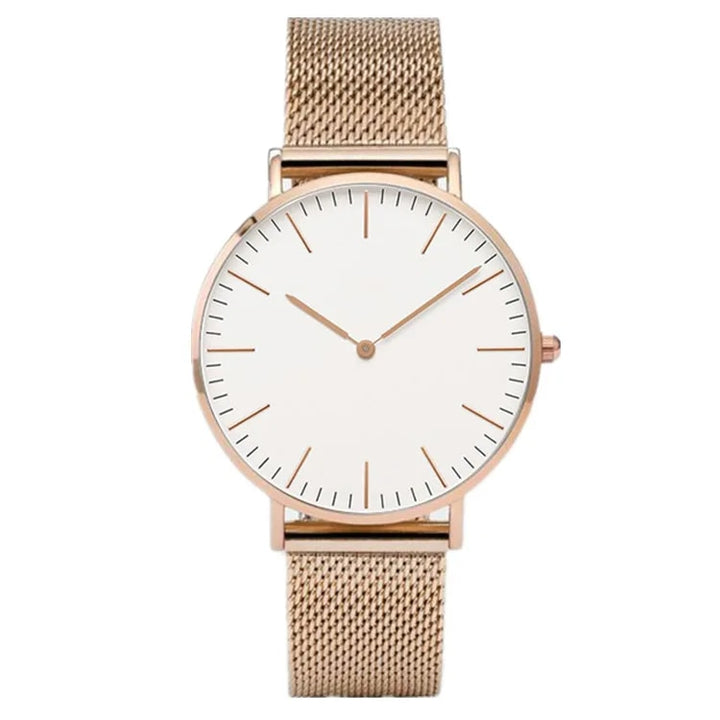 Luxury Rose Gold Women's Bracelet Watch - Elegant Timepiece