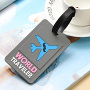plane letters luggage tag, view 4 - MRSLM