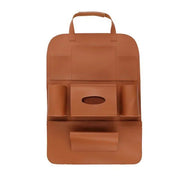 pu leather car backseat organizer, view 2 - MRSLM