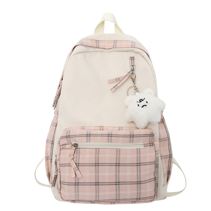 Schoolbag Women's Korean-style High School Large Capacity Ins Mori Style Junior High School College Students Harajuku Ulzzang Casual Backpack Fashion