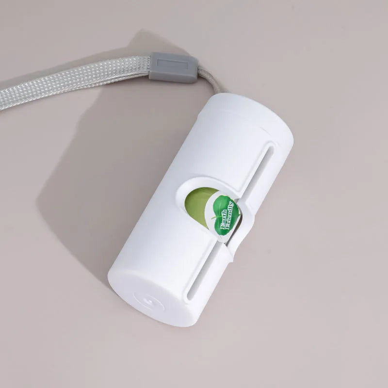 Portable pet waste bag dispenser, view 3 - MRSLM