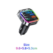 bluetooth 5.3 fm transmitter with 30w pd and qc3.0 charger, view 7 - MRSLM