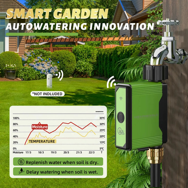 smart garden watering timer with Zigbee and WiFi, view 8 - MRSLM