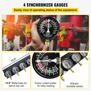 fuel vacuum carburetor sync and diagnostic gauge set, view 4 - MRSLM