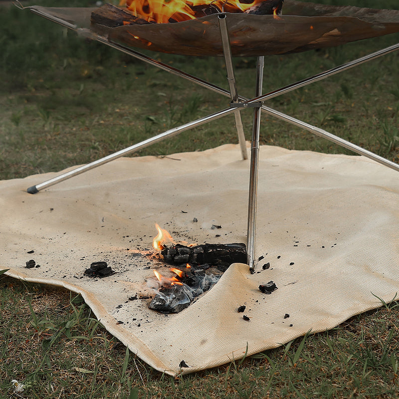 fireproof camping insulation mat, view 3 - MRSLM
