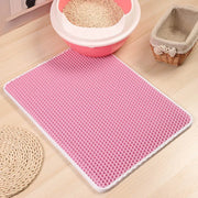 foldable waterproof cat litter mat, view 6 - MRSLM