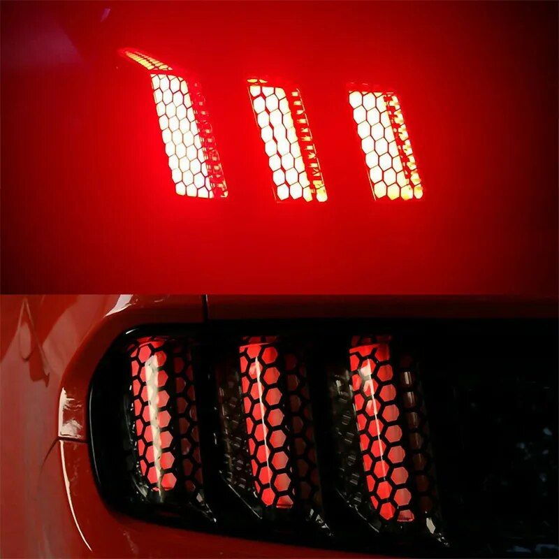 honeycomb tail light vinyl decals, view 4 - MRSLM