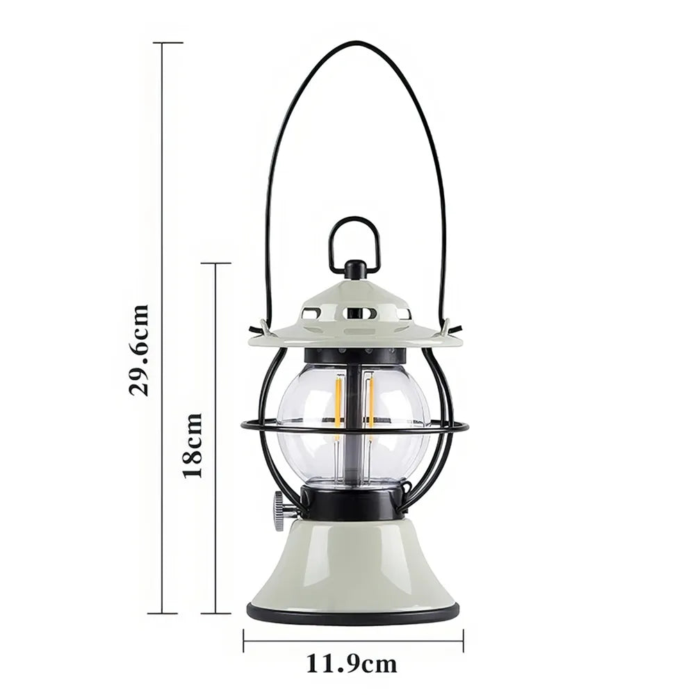 Rechargeable LED Retro Camping Lantern