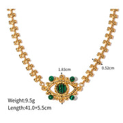 Devil's eye multi-layer necklace, view 2 - MRSLM