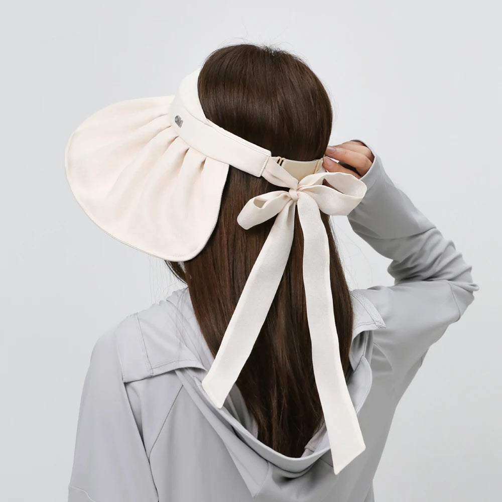 Versatile Full-Face Sunhat with Adjustable Tie Straps