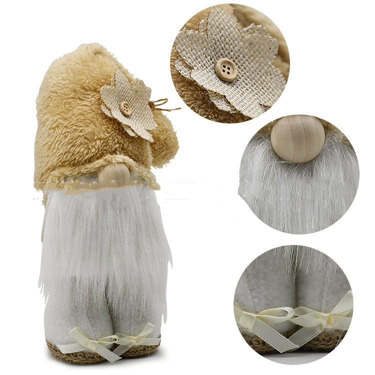 Handmade Faceless Gnome Christmas Ornament