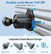 Magnetic air vent car phone holder, view 8 - MRSLM