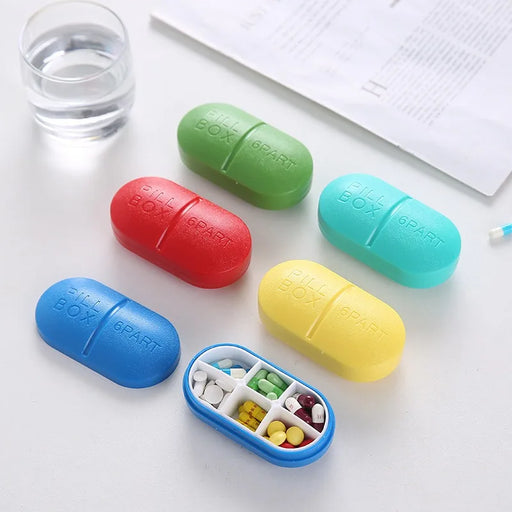 Compact travel pill organizer - MRSLM