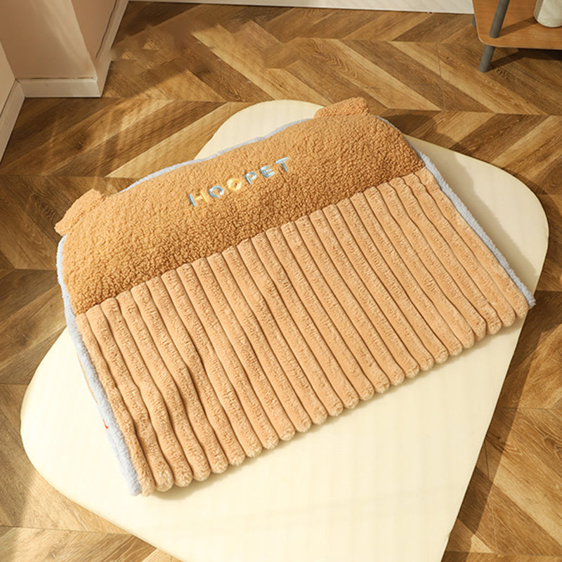 Cama/sofá macio e quentinho para animais de estimação, ideal para cães e gatos de pequeno e médio porte, no inverno.