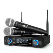 dual channel wireless microphone system, view 2 - MRSLM