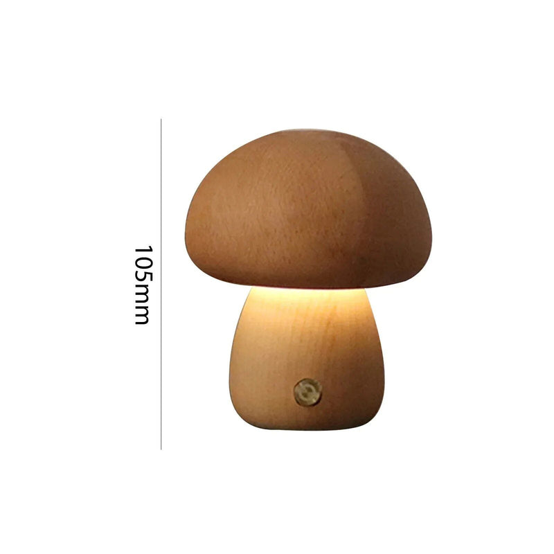 led mushroom night light, view 6 - MRSLM