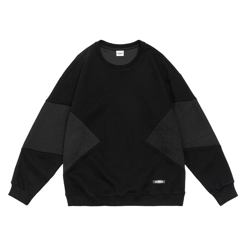 Patchwork-Sweatshirt für Herren, Frühling/Herbst