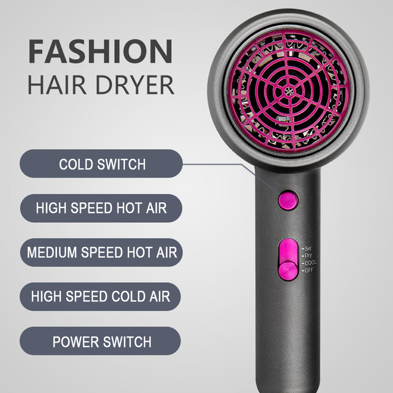 anion hair dryer with diffuser 1800W, view 2 - MRSLM