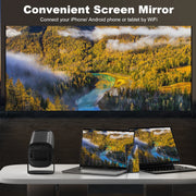 smart mini home cinema projector, view 4 - MRSLM