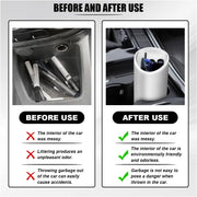 compact silicone car trash bin, view 8 - MRSLM