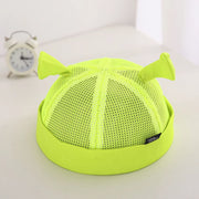 green cartoon baby hat, view 4 - MRSLM