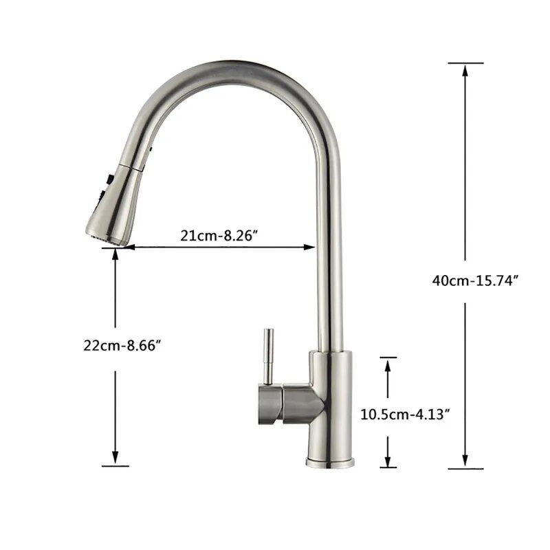 Kitchen Faucet with Pull-Out Sprayer