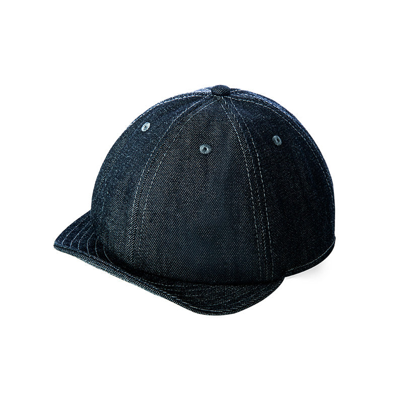 oversize denim golf cap, view 3 - MRSLM