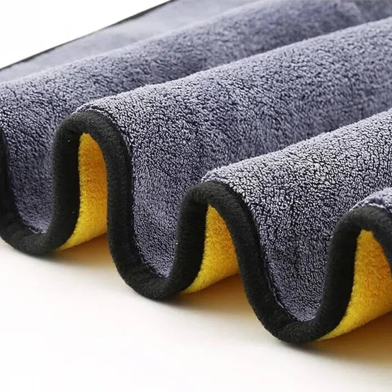 double-sided microfiber car cleaning towels, view 10 - MRSLM