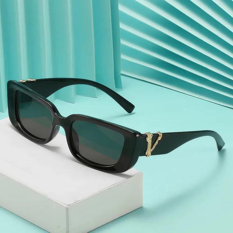 retro rectangle sunglasses, view 6 - MRSLM