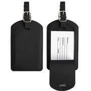 PU leather luggage tag, view 3 - MRSLM