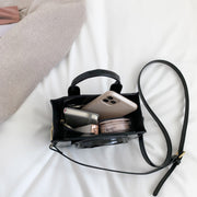 pu leather flap shoulder bag, view 11 - MRSLM