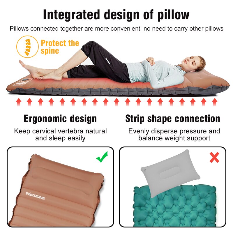 ultralight self-inflating air mattress, view 6 - MRSLM
