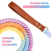 no-tangle braided dog leash, view 8 - MRSLM