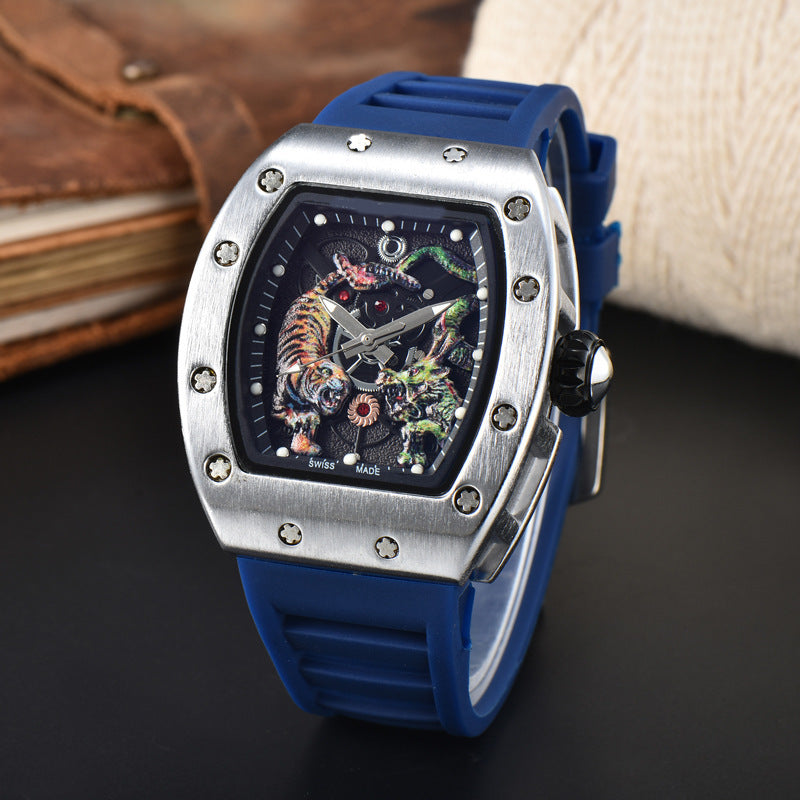 Men's dragon tiger quartz watch, view 13 - MRSLM