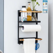 magnetic fridge shelf paper towel holder, view 5 - MRSLM