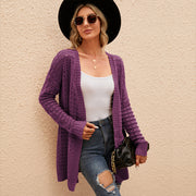 women's hollow-out knitted cardigan - MRSLM
