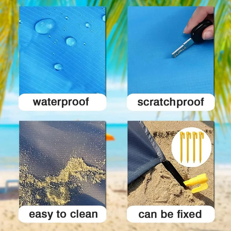 Tapete de praia impermeável definitivo