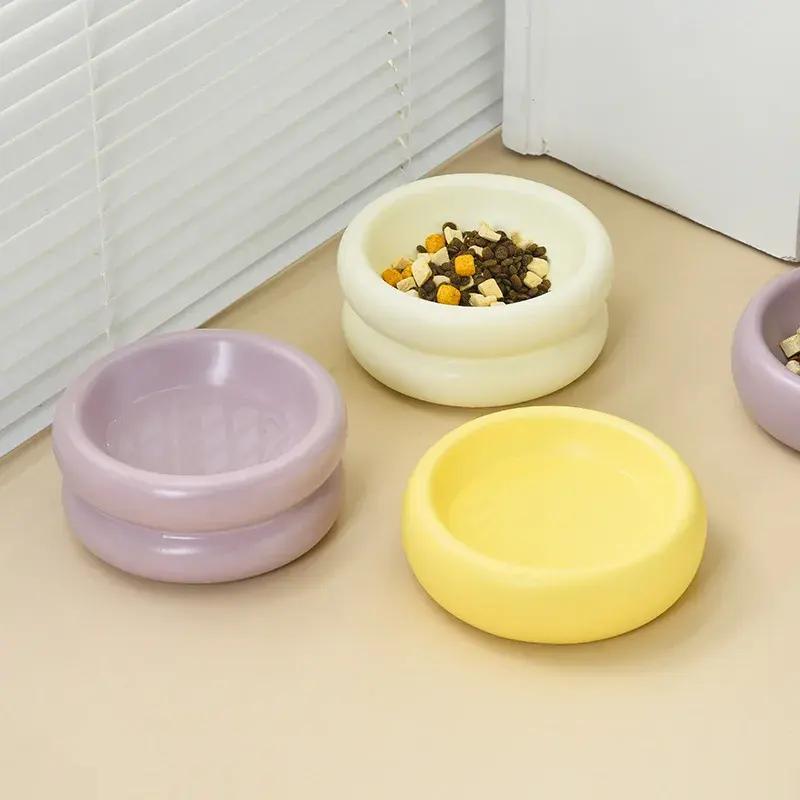 Tigela nórdica de cerâmica para gatos, 350 ml