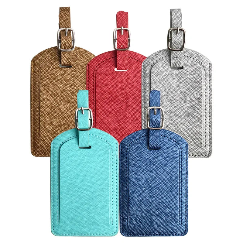 PU leather luggage tag, view 13 - MRSLM