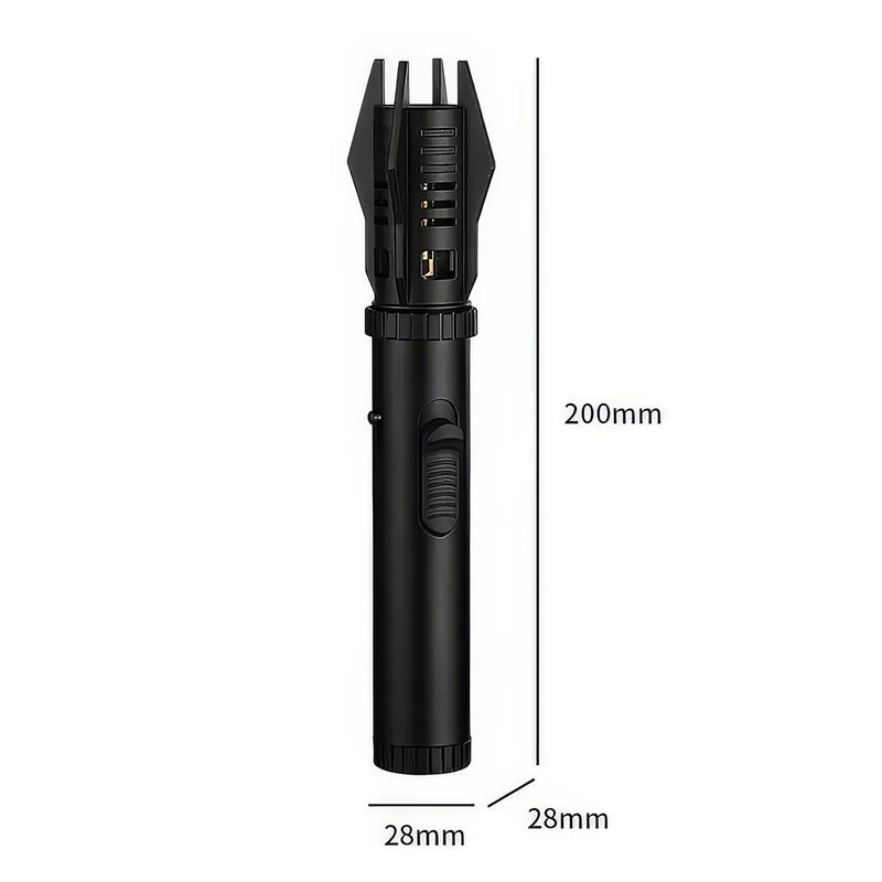 Windproof torch lighter with rotating head, view 11 - MRSLM