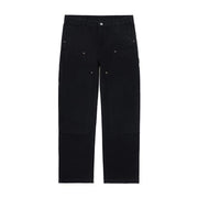 men's loose straight tactical cargo pants, view 4 - MRSLM